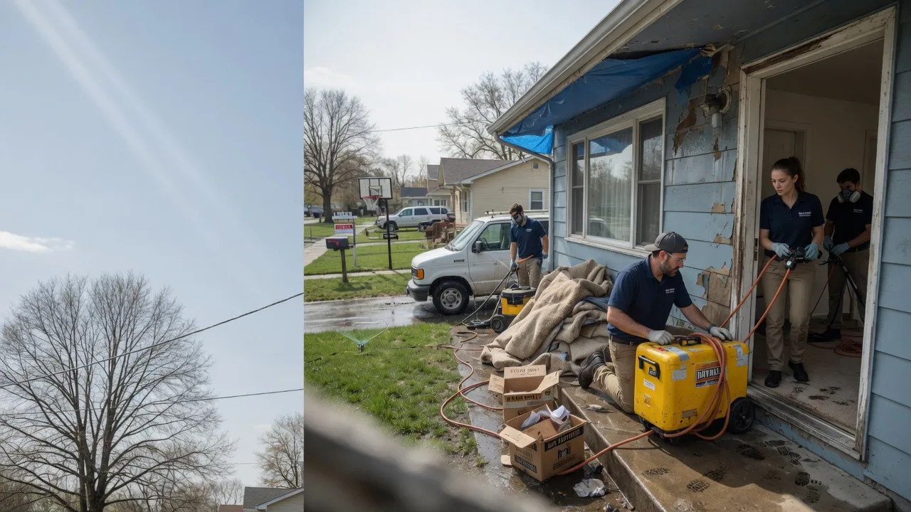 Basement Flood Cleanup in Cushing, OK near me